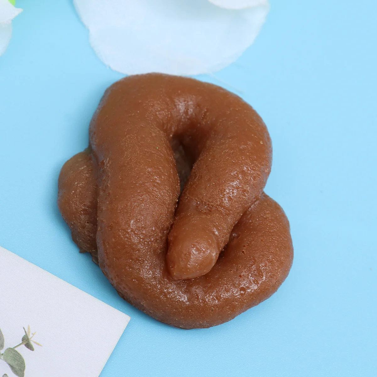 2Pcs Hilarious Realistic Dung Props Sticky Stool Simulation for Pranks Jokes Halloween Trick Fools Day Fun Gag Gift