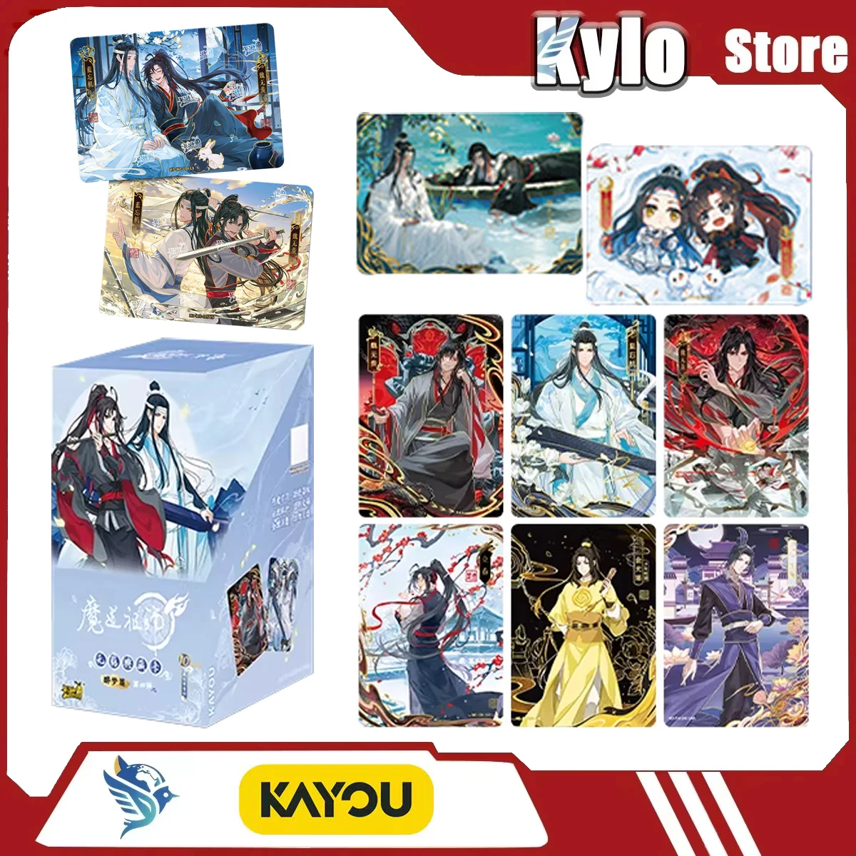 

Коллекционные сувениры Kayou Limited: Великий Мастер Демонического Культа Вэй Усянь, мультяшные комиксы, подарок-сюрприз, редкий экземпляр