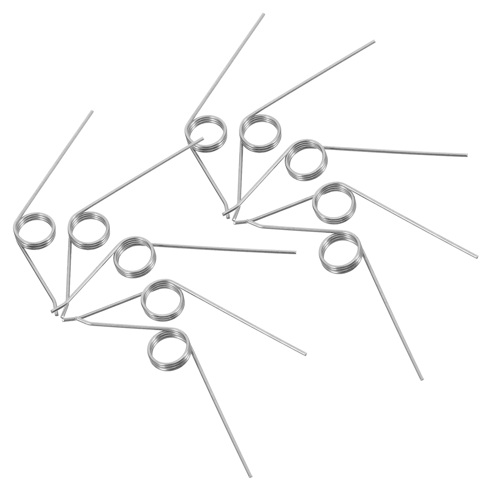 Petit ressort de torsion élastique en acier, utilisation à long terme, Installation facile, accessoires pour canettes à ordures, outils de réparation polyvalents 10 pièces