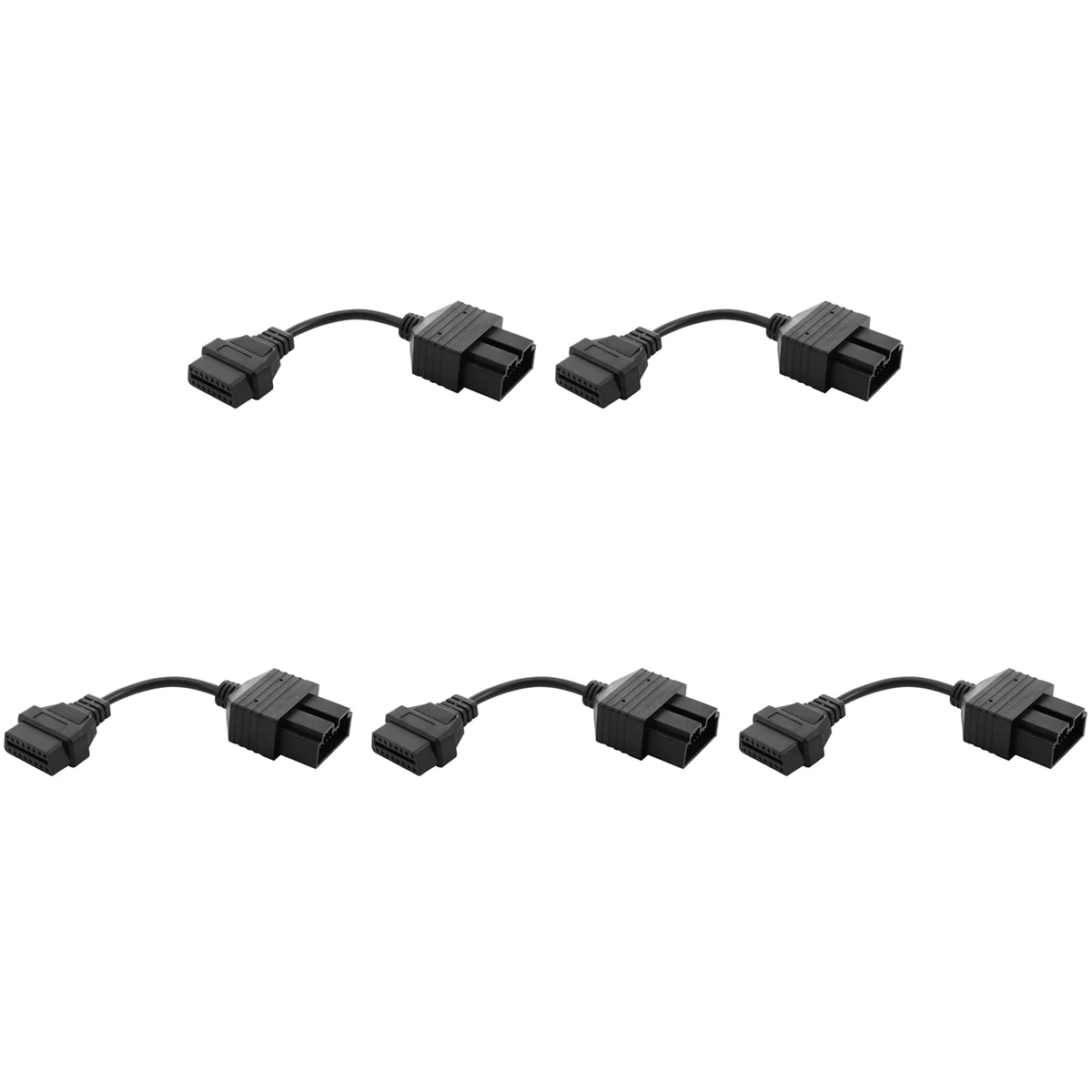 

5X Cable for 20 Pin to 16 Pin OBD2 OBD Diagnostic Tool Scanner Code Reader Adapter Car Connector Cable