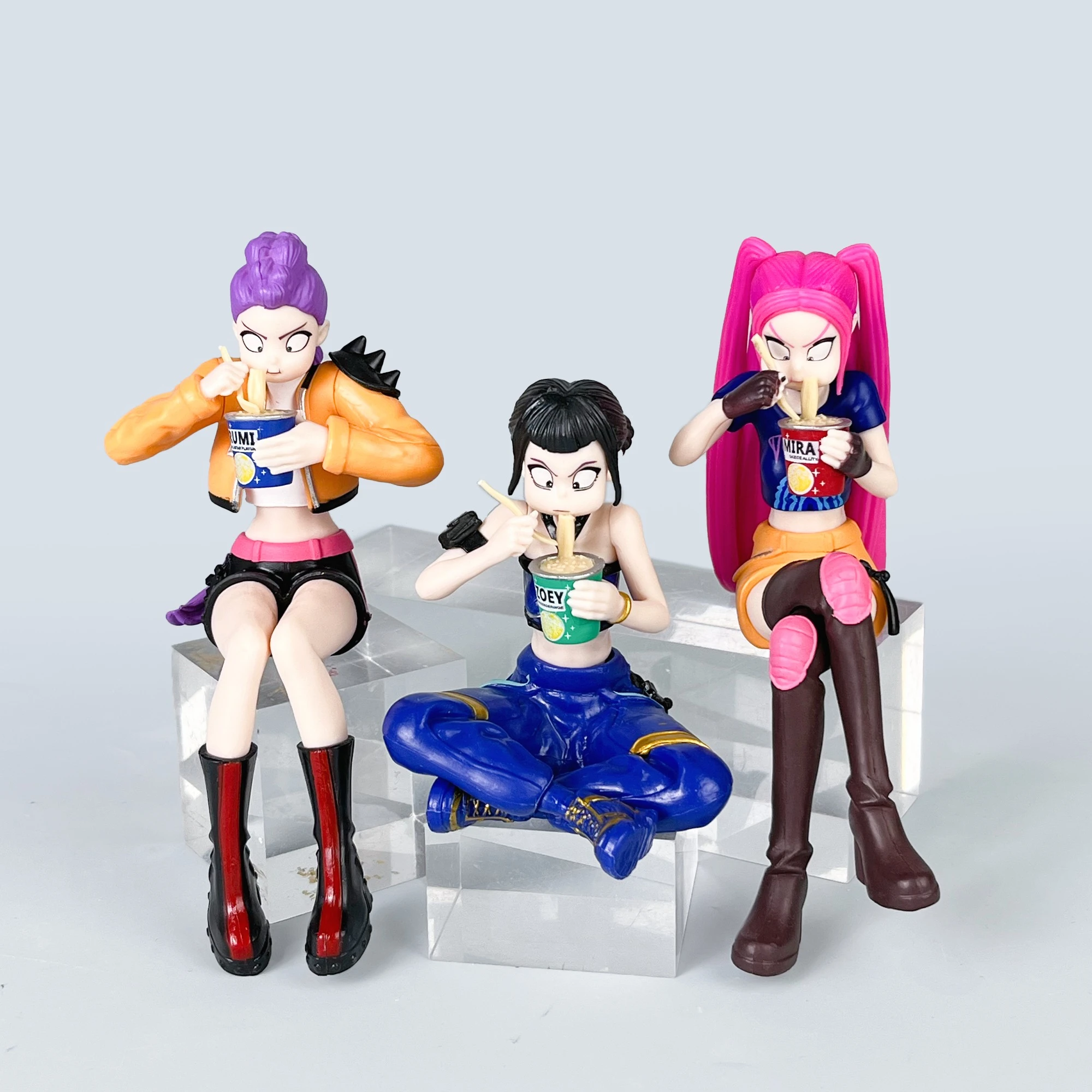 2026 Hot Anime KPop Devil Hunter Puppe Vinyl Spielzeug Rumi Mira Zoi Charakter Vinyl Maske Blind Box Ornament Spielzeug Weihnachtsgeschenk