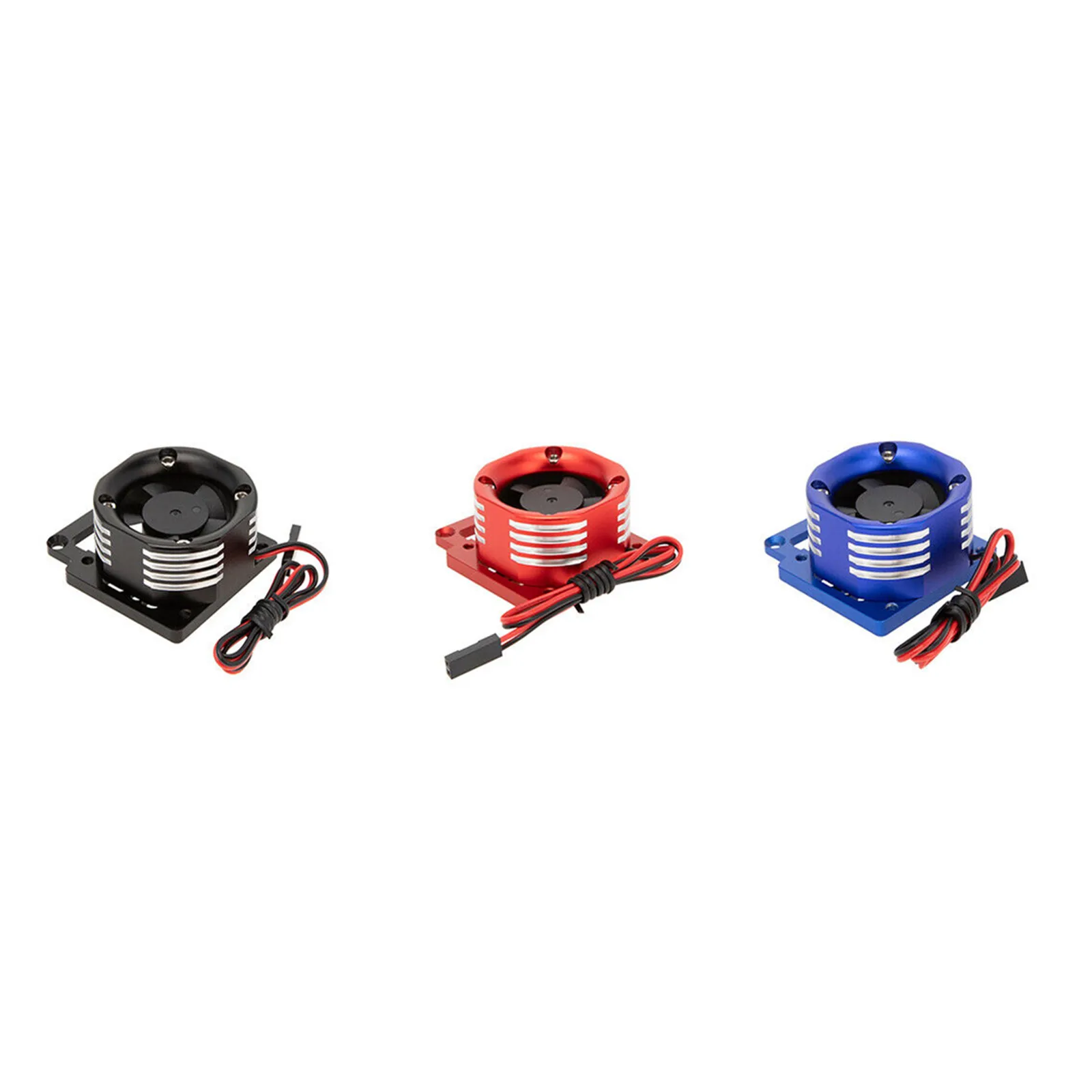 22000 Rpm Alloy Motor Cooling Fan for TRAXXAS 1/8 4WD SLEDGE MONSTER TRUCK-95076-4  Aluminum Alloy Color Optional Driven Fan