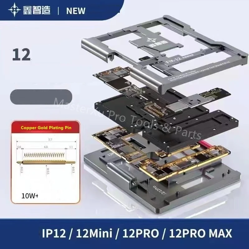 Xinzhizao XZZ XSM 11PM 12PM 13PM 14PM 15PM 4in1 iSocket Tester Fixture For iPhone X XS 11 12 13 14 Pro Max Function Testing