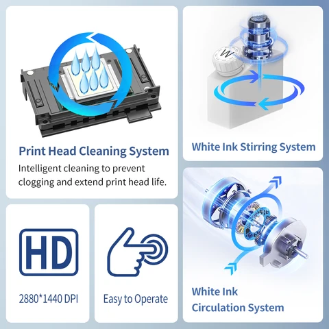 OYfame impresora dtf a4 для принтера Epson L805 DTF, машина для печати на футболках с DTF-пленкой формата A4 для текстильной одежды термопринтер epson купить - №5