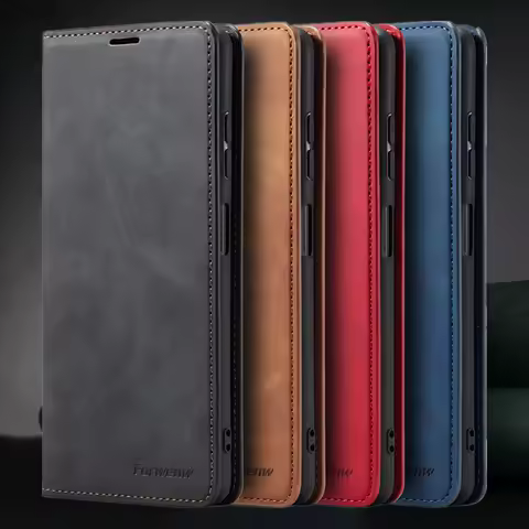 Leather Flip Wallet Case For XiaoMi 12T 11T 10T 13T 11 Lite Mi Poco X6 X5 X3 F3 M5S M7 M6 Pro X5 Pro Card Slot Phone Bag Cover