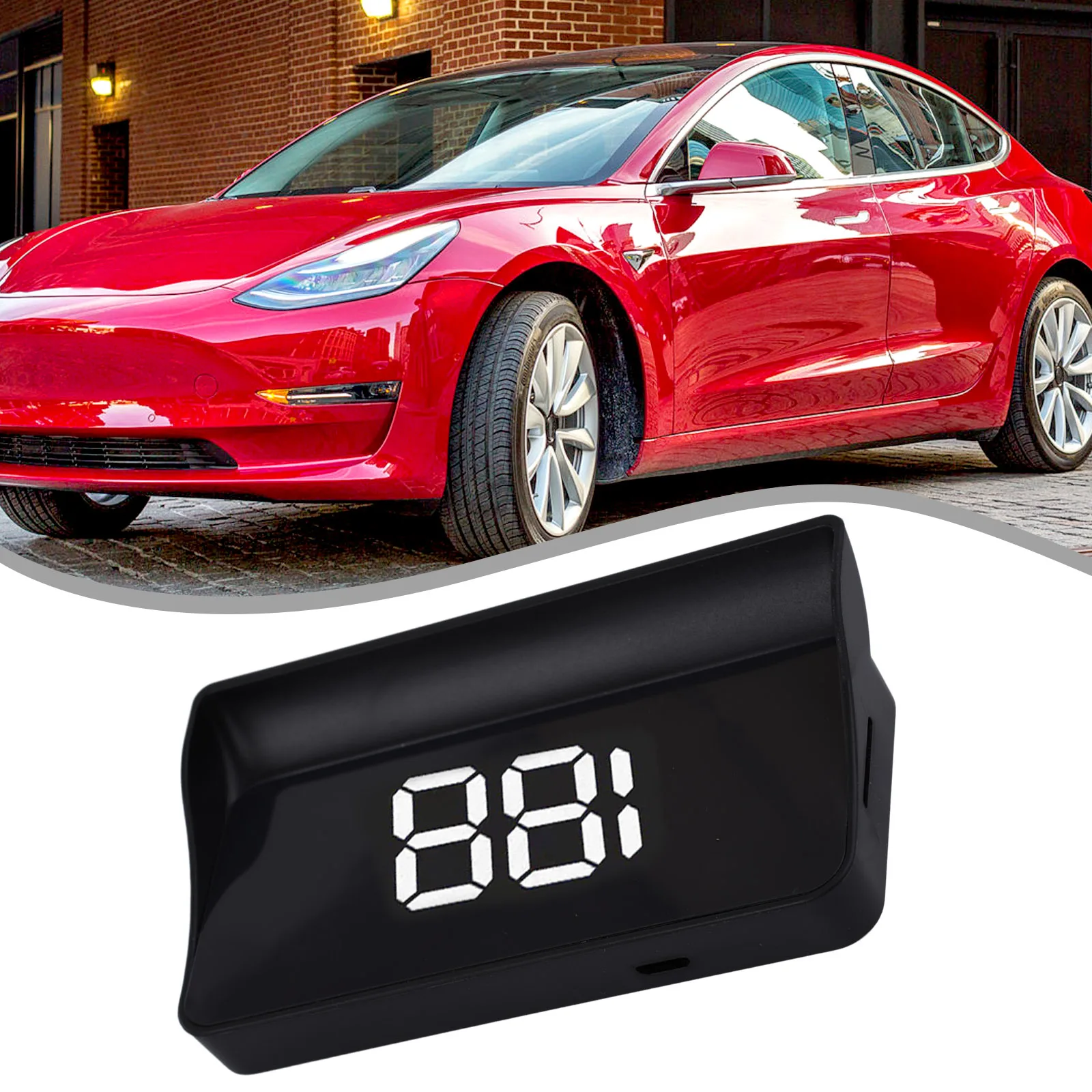 For GPS-Synchronized HUD Speedometer and Odometer Digital Display for Cars Trucks Buses Motorcycles Direct Fit Design