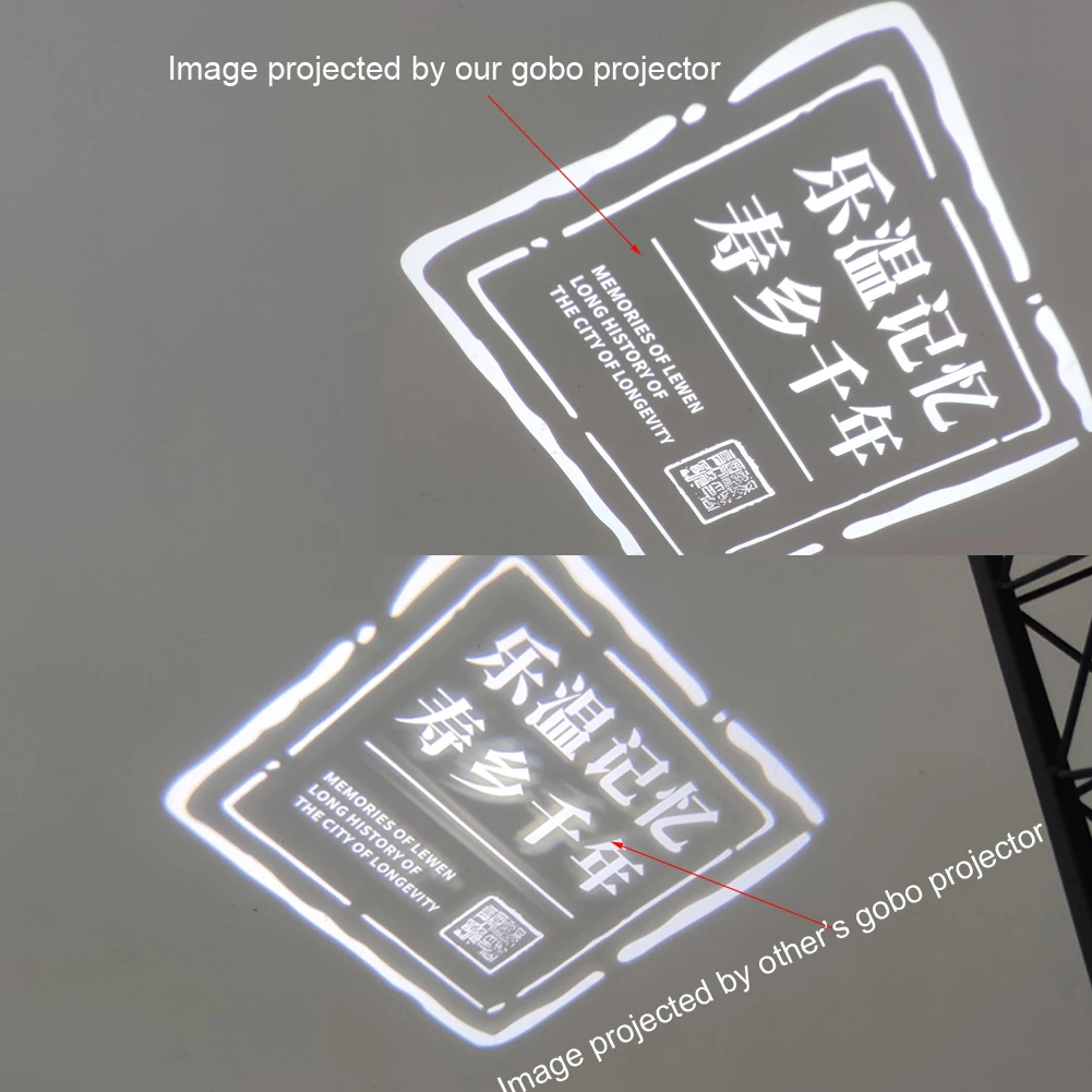 شعار حائط مخصص لجهاز عرض Gobo للأعمال، ضوء مخصص لحفلات الزفاف، شركة متحف البيع بالتجزئة، مصباح إسقاط داخلي