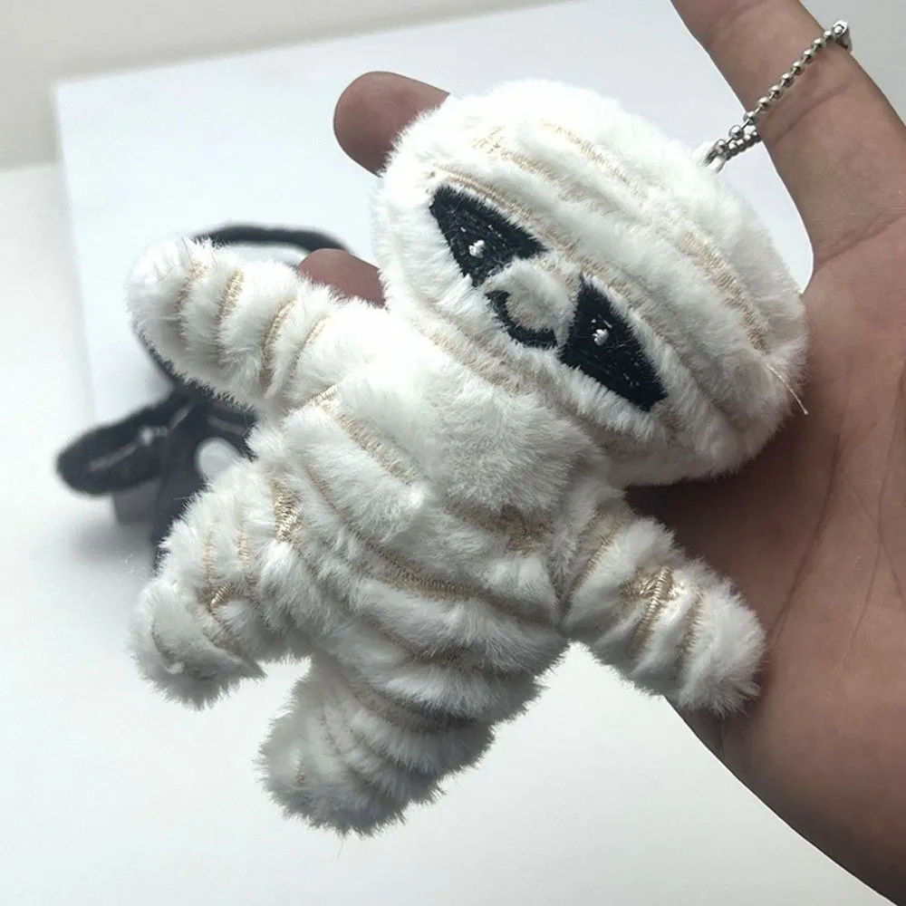 Fashion Skeleton Halloween Keychain Stuffed Mummy Style Bag Pendant Skull Keyring Key Hanging Halloween