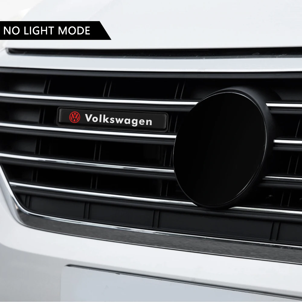 Auto-Dekorationslicht LED Frontgrill-Emblem Abzeichen Dekor für VW Polo Passat B5 B6 B7 T4 T5 Golf 4 5 6 Tiguan Jetta Gol – Detail 12
