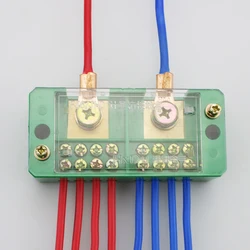 Wire Terminal Box Single Phase 2-IN 6/8-OUT FJ6/JHD Household Wire Connector Terminal Block