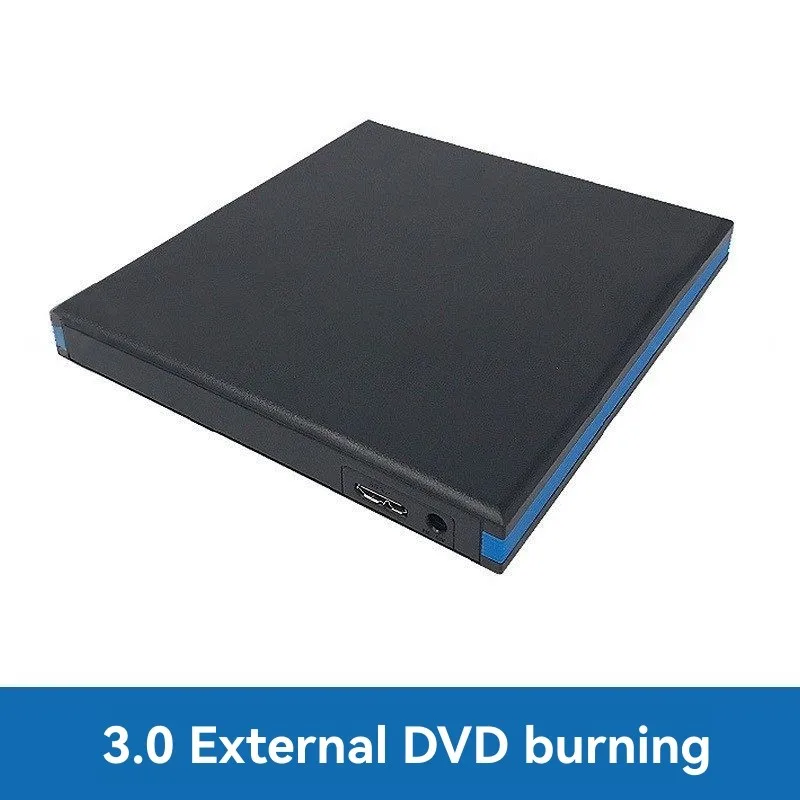 New--Portable Tray-Loading USB 3.0 DVD Drive-External CD/DVD Burner For Laptops And Desktops In Black/White