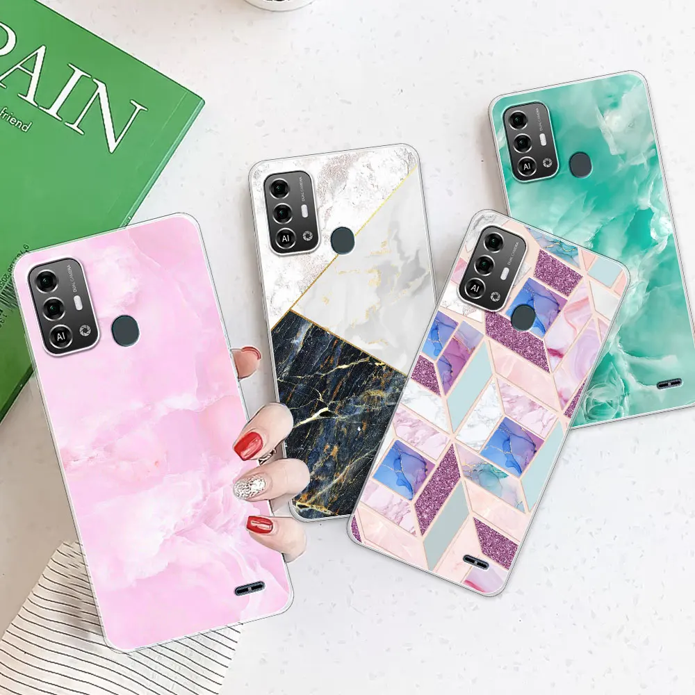For ZTE Blade A53 Pro Case Soft Silicone Transparent Cover Coque For ZTE Blade A53 Phone Case For ZTE Blade A53 Pro Funda
