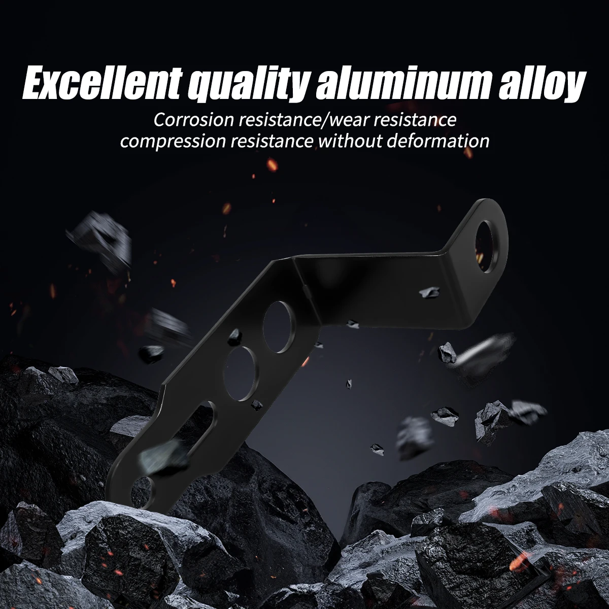 1/2pcs Motorcycle Z Shaped Headlight Bracket Front Rearview Mirror Extension Holder Suitable For External LED Light Installation