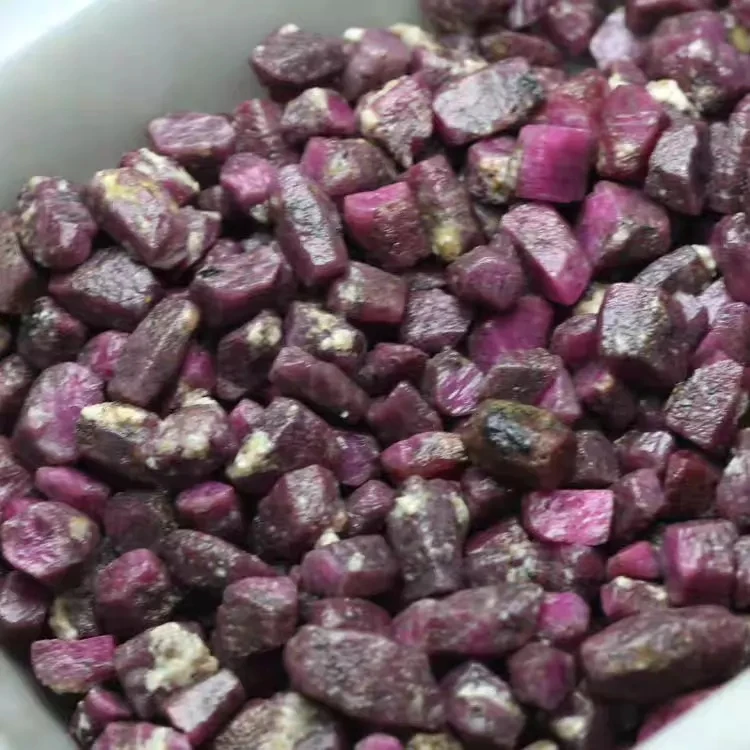 Wholesale High Quality Purple Ruby Reiki Healing Sapphire Raw Gemstone Specimen