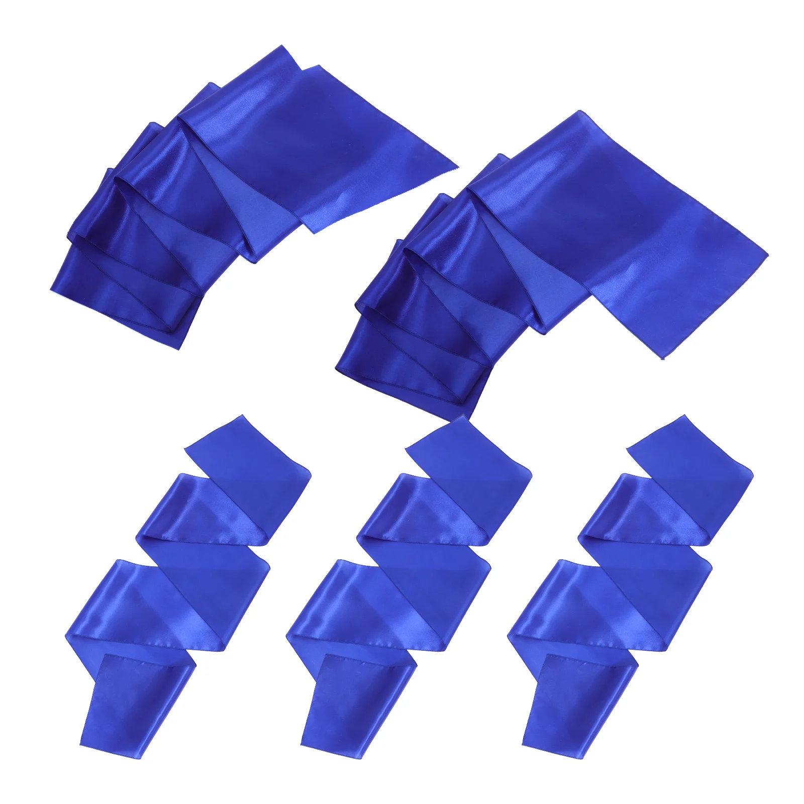 

5pcs Satin Runner For Wedding Party Buffet Decor, Dining Room Home Cover, Coffee Table Runner Decor, Holiday Table Supplies