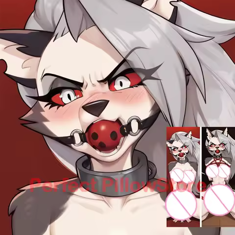 Dakimakura anime Loonas furry Double-sided Print Life-size body pillows cover Adult pillowcase
