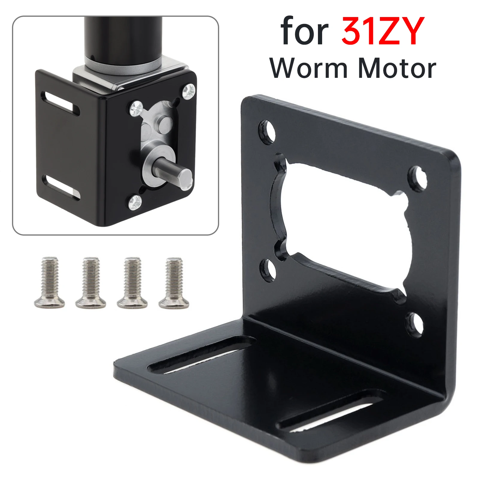 5840-31ZY DC Wormwielmotor 12V 12-470 RPM Zelfsluitende Omgekeerde Turbine Elektrische Versnellingsbak Motor Permanente Magneet Reductiemotor