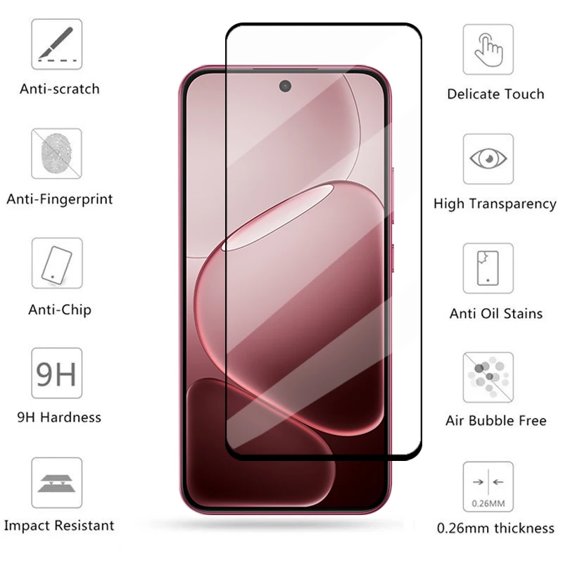 Full Cover Glass For OPPO A6 Pro Global Tempered Glass OPPO A6 Pro Screen Protector HD Protective Phone Film For OPPO A6 Pro