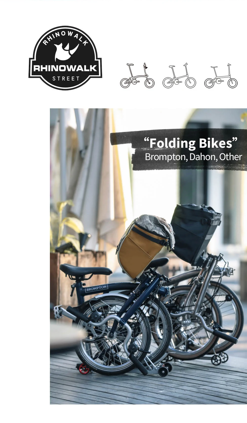 Rhinowalk Faltrad-Tasche Fahrrad-Lenkertasche – Detail 5