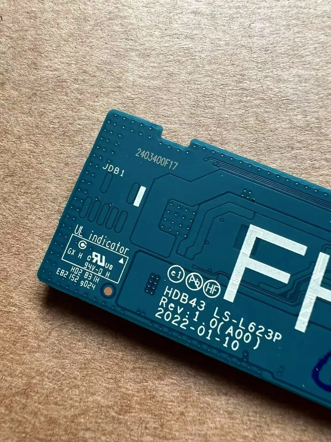 Suitable for LS-L623P for Dell Precision 5470 camera connection board adapter board 0V72GD