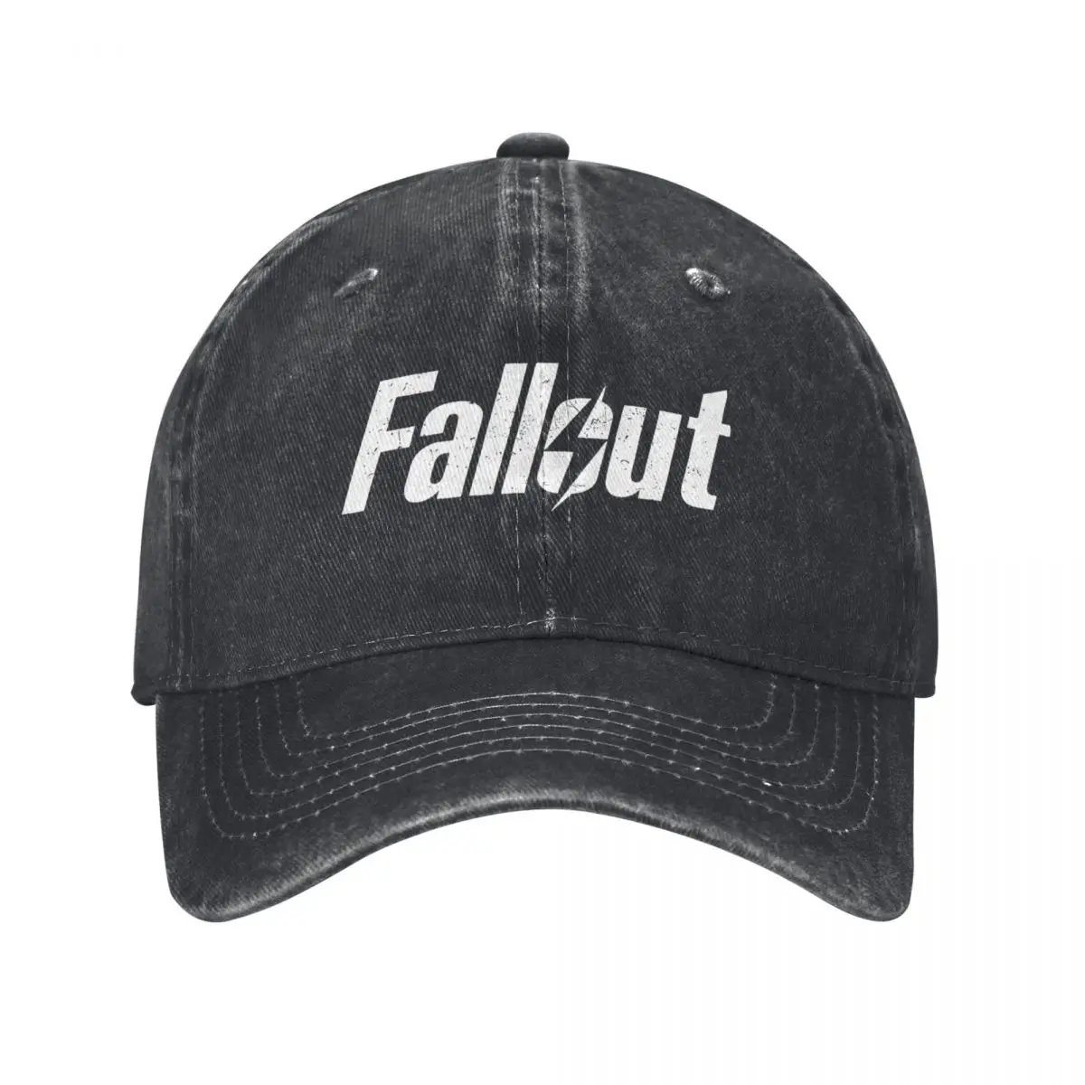 Vintage Fallouts Baseball Cap Unisex Distressed Denim Headwear Video Game Lover Outdoor Activities Caps Hat