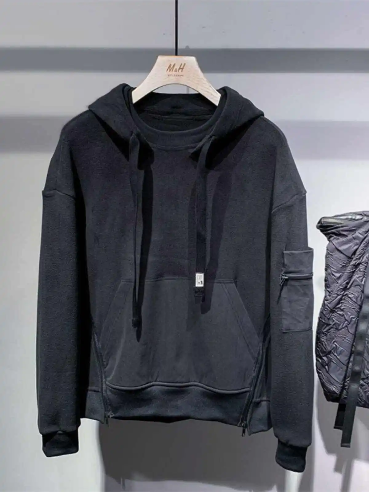 

Новая мужская толстовка с капюшоном, повседневная, свободная, модная, осенне-зимняя, молодежная, трендовая, удобная, с длинным рукавом