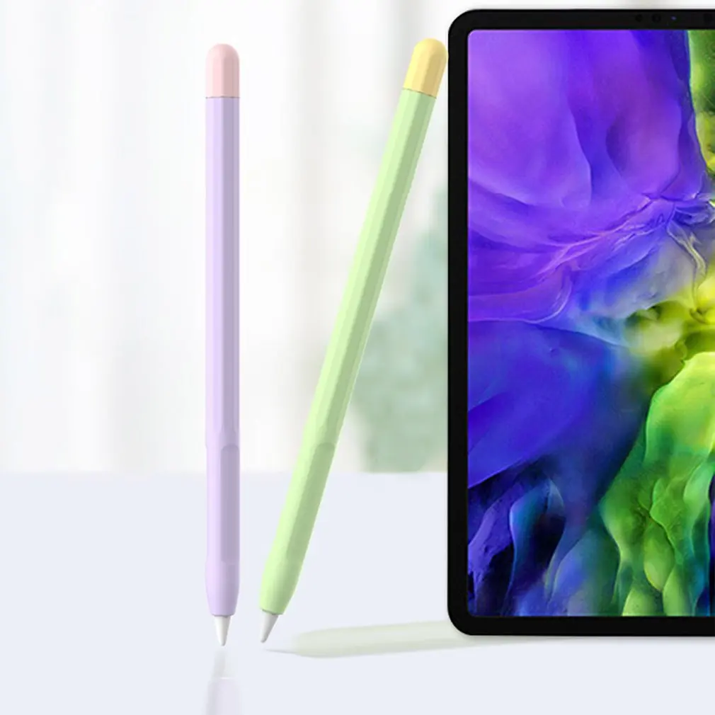 Stylus Cover  For Pencil Protective Case Color Matching Stylus Protective Case Non-slip Anti-fall Pen Cover