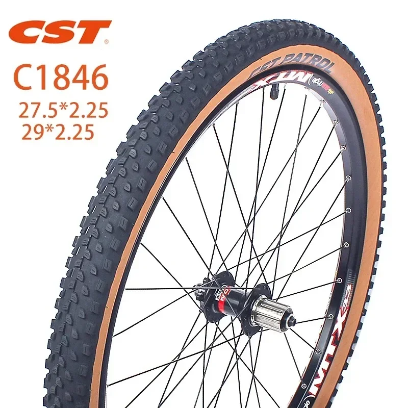 CST PATROL MTB Bicycle Tire 27.5/29inch 2.25 Cross-Country Bike Parts 29X2.25 29er Brown Edge Mountain tires C1846