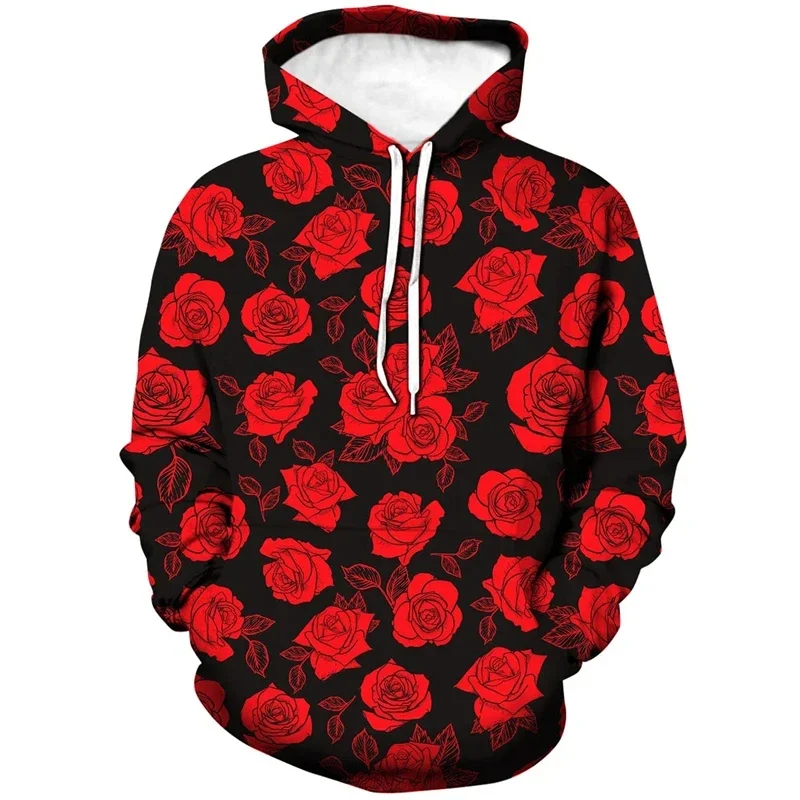 

Rose Flower 3D Printed Men/Women Hoodie Casual Fashion Sweatshirts Kids Long Sleeves Pullover Hoodies Oversized Unisex Clothing