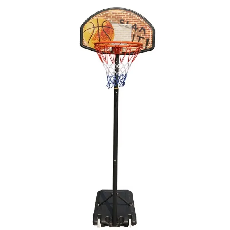 Portable Height Adjustable Basketball Hoop Stand System Indoor With Wheels For Teenagers Daily Play Safe Stable
