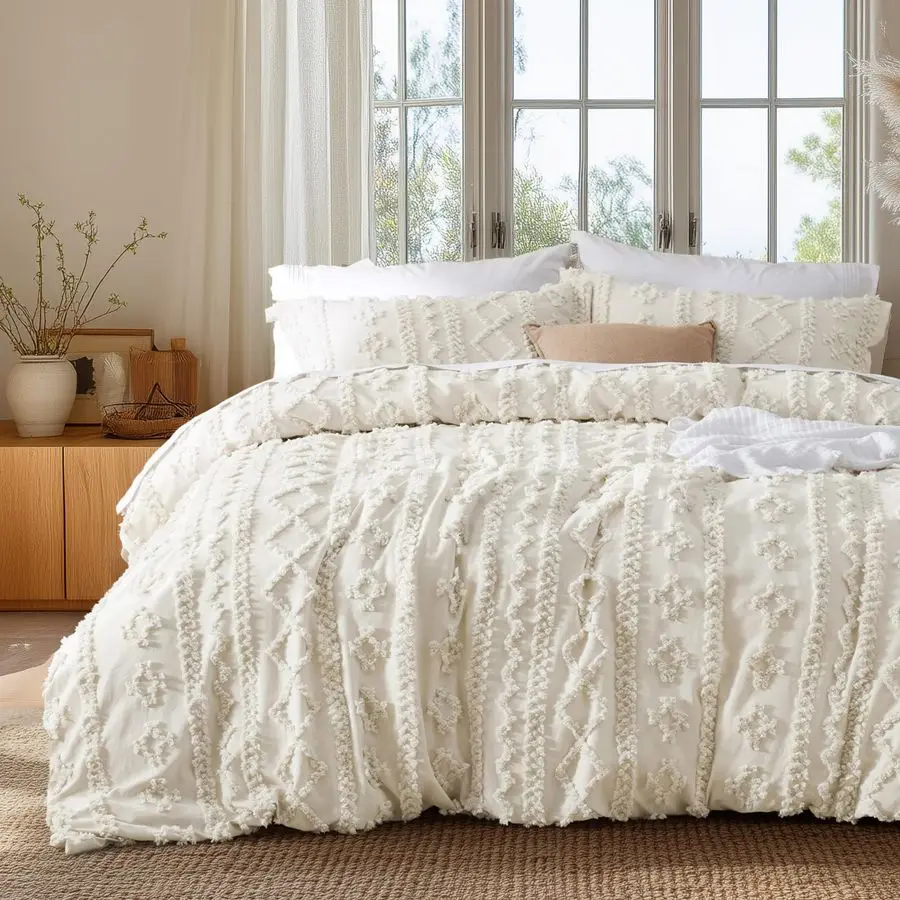 

Boho Duvet Cover Queen Size, Soft amp Comfortable Elegant Design Boho Bedding for Decoration, Machine Washable Comforter Cover f
