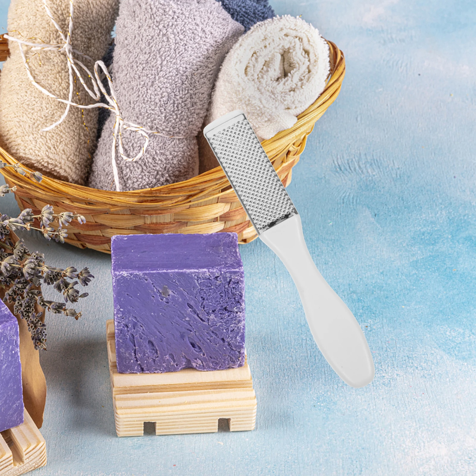 

4Pcs Foot Callus Removers Durable Metal Foot Care Tools Fast Dead Skin Exfoliators Heel Repair Pedicure File Home Salon Use