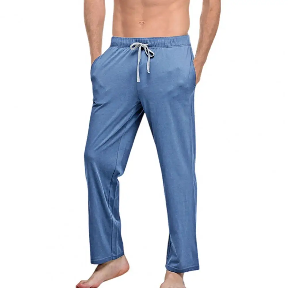 Loose Athletic Pants for Men Comfortable Lounge Pants for Men Men's Loose Sweatpants Straight Leg Joggers Drawstring for Gym