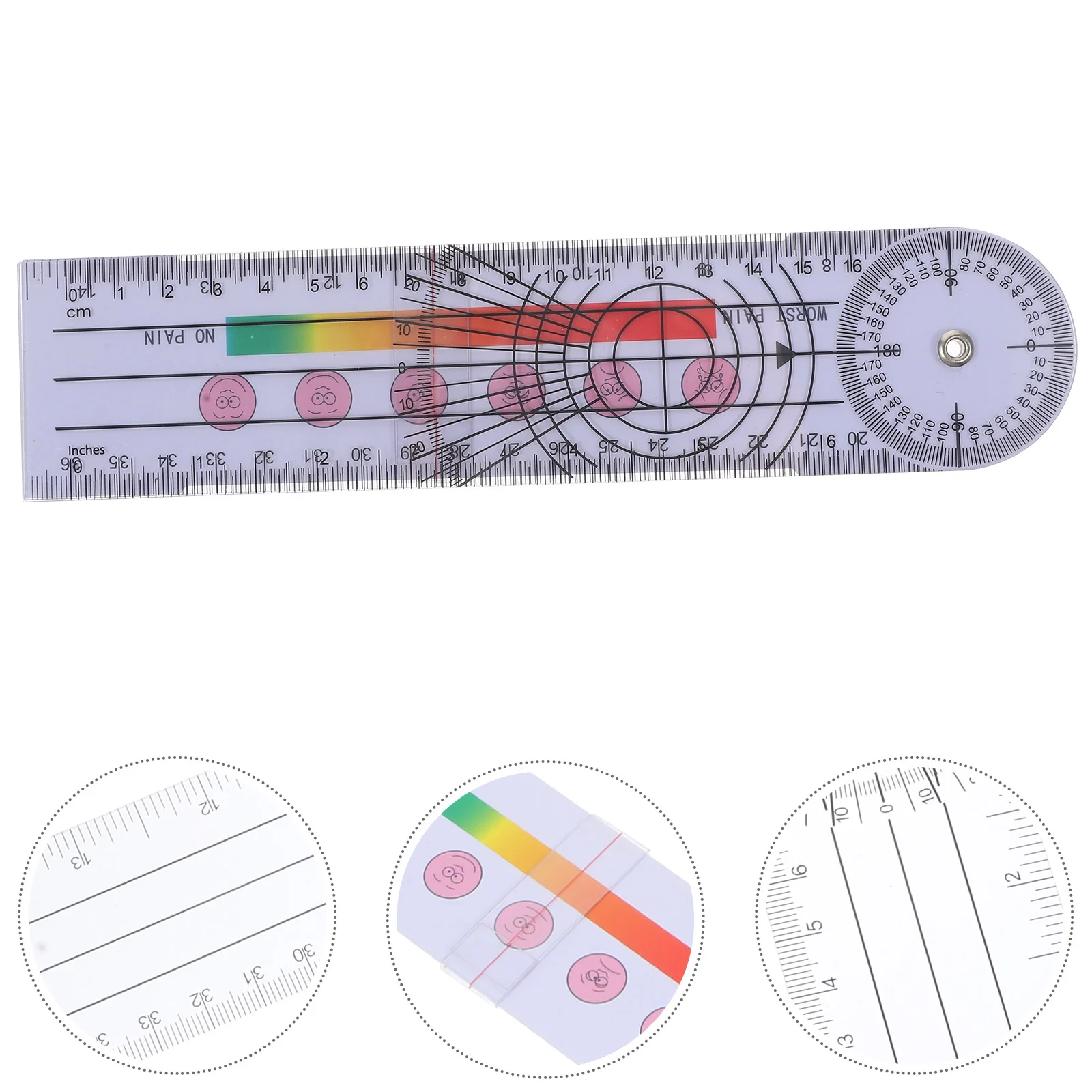Scale Ruler Orthopedic Angle Goniometer for Body Measuring Physical Tools Medical Portable