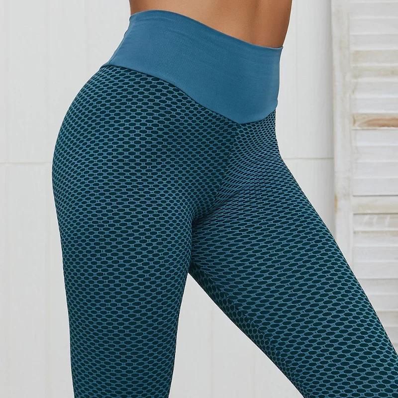 Mallas deportivas de realce para mujer, leggings de cintura alta, informales, para Fitness