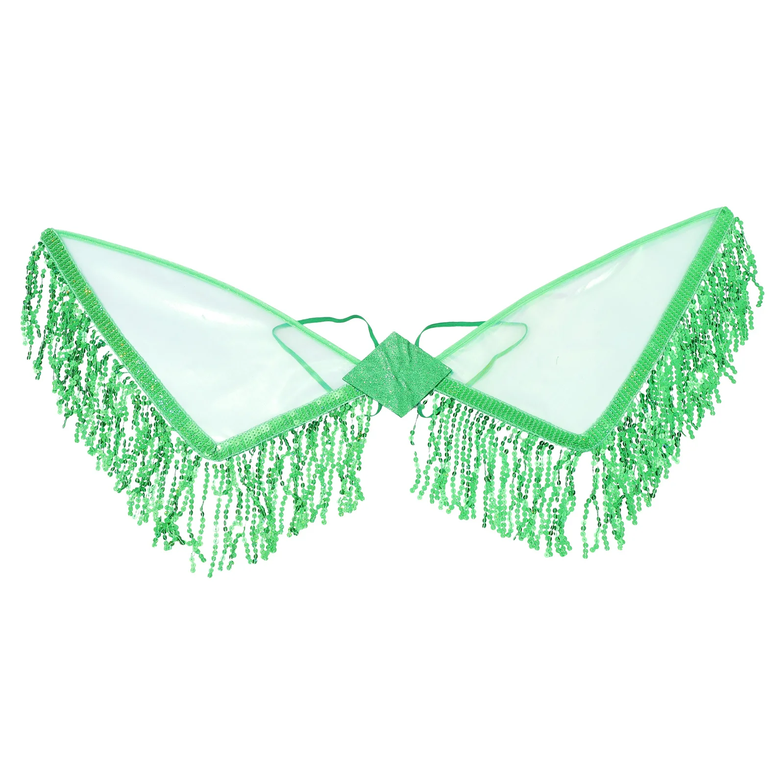 Kwastje Wing Prop Lichtgewicht Pailletten Cosplay Kostuum Voor Volwassenen Meisjes Halloween Party Dansvoorstelling Rollenspel