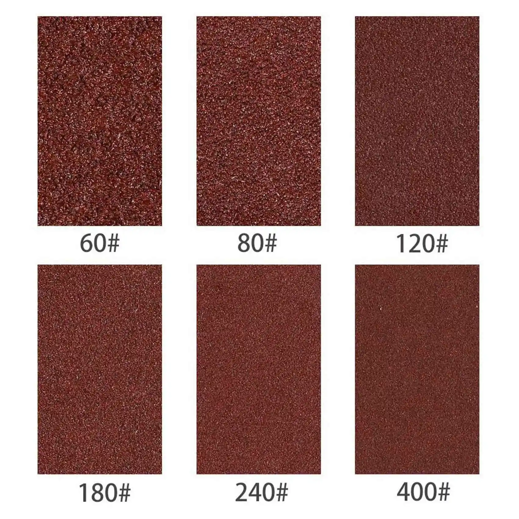 ABNG 36 حزمة من أحزمة الصنفرة 3 × 21 بوصة (75 × 533 مم) حزام صنفرة أكسيد الألومنيوم (3 كل منها 60 80 120 180 240 400 حبيبة)