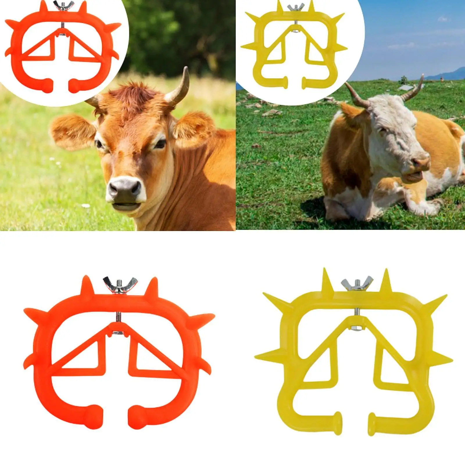 Calf Nose Ring Nose Thorn Portable Farm Tool Anti Sucking, Professional, Supplies Weaner Weaning Tool, Weaning Spiked Ring