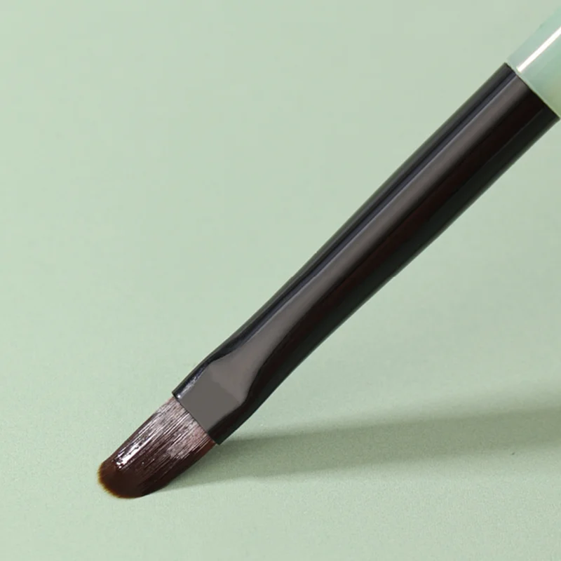 1/8PCS Green Acrylic Rod Nail Art Pen Brush Coloring Pen Round Light Therapy Pen Halo Pen Nail Drawing Pen Flower Pen