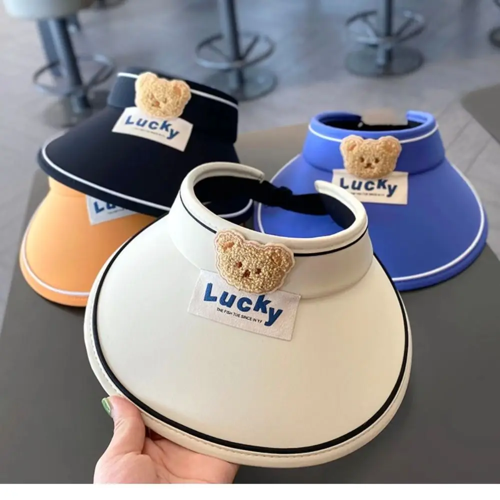 

Солнцезащитная шапка Lucky Bear для детей, милая широкая шляпа с защитой от ультрафиолета и затенения, пустая, для детей