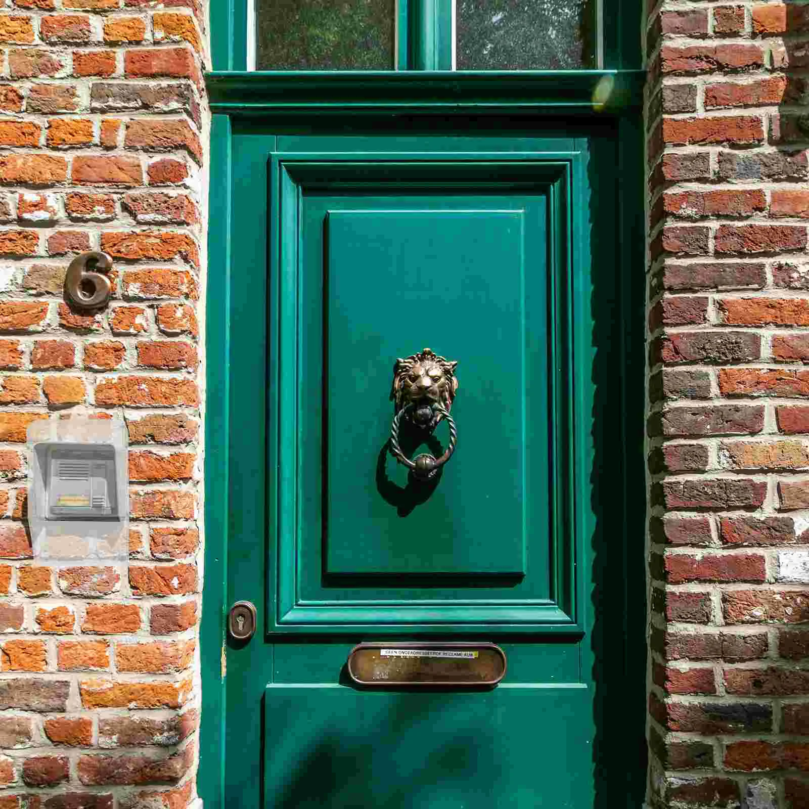 Doorbell Waterproof Cover Clear Rainproof Transparent Lock Locks for Doors Protective