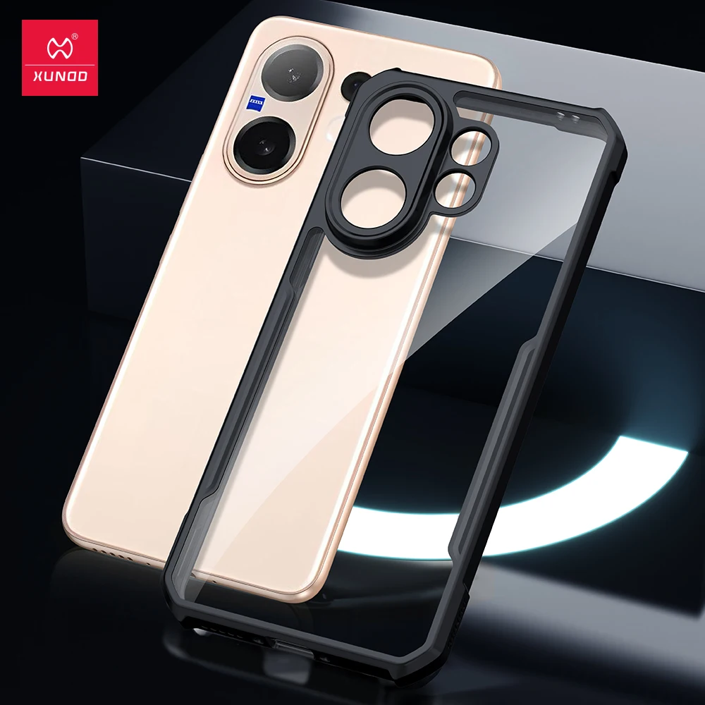 Xundd Case For VIVO V60 Airbags Shockproof Hard PC + Soft TPU Clear Anti-fall Protection Phone Cover смартфон VIVO v60