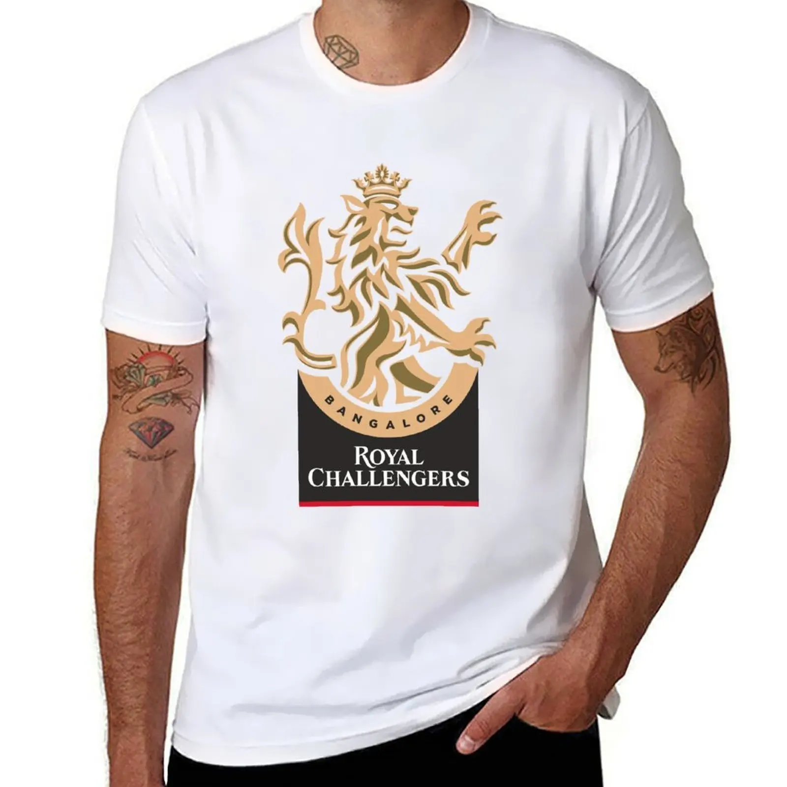 

RCB Royal Challengers Bangalore T-Shirt mens graphic t shirts t shirt man cotton T-Shirt