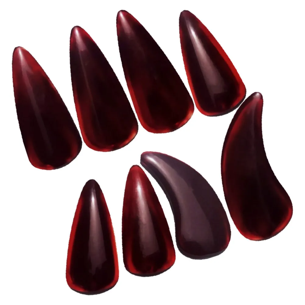 

8Pcs Guzheng Nails Picks Adult Nano Polymer Durable Wear Resistant Easy Clean Musical Instruments Accessory Practice