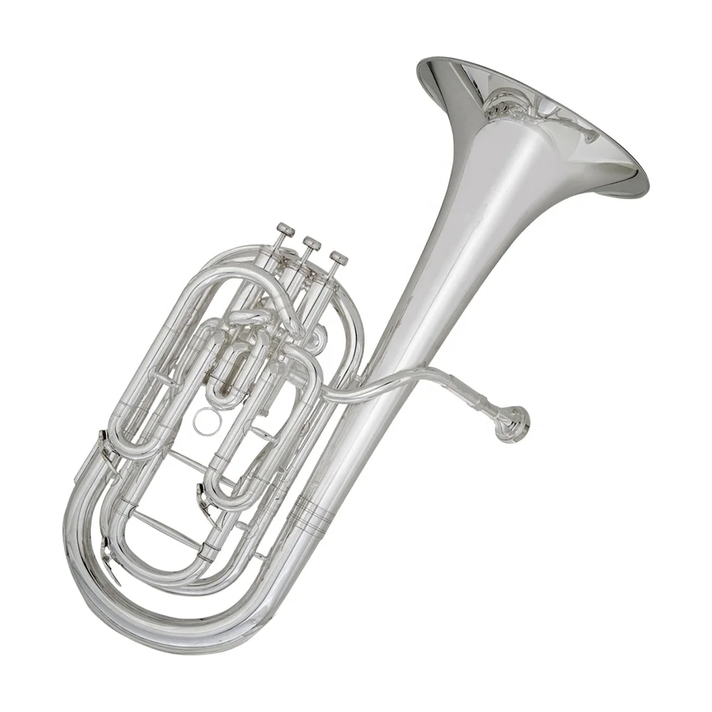 

2025 OEM High Quality Silver Plated Baritone Trumpet JYBT756S