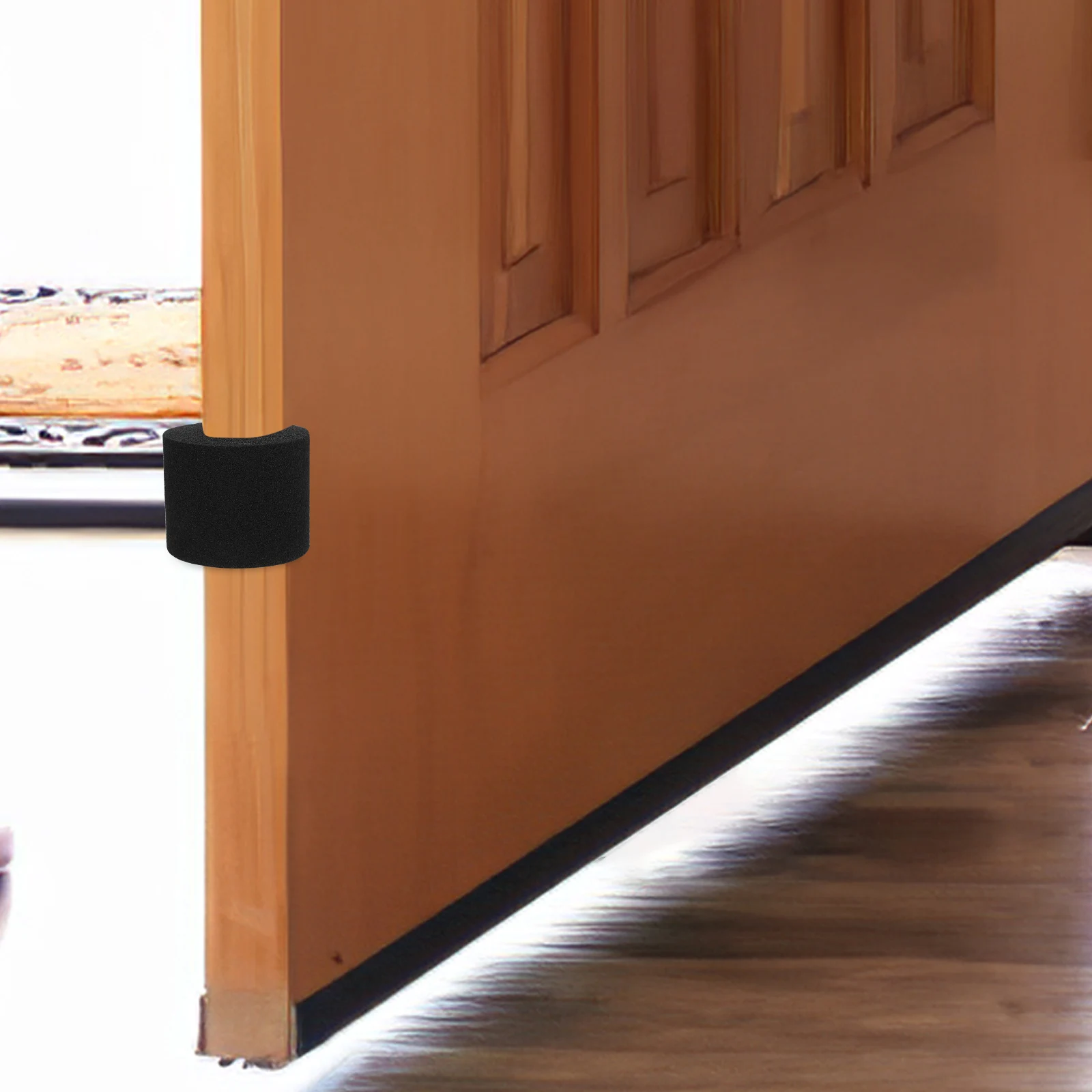 

2pcs AntiClip Foam Door Card Large Door Finger Pinch Protection Bumpers Slamming BabyProof Foams Safety Home