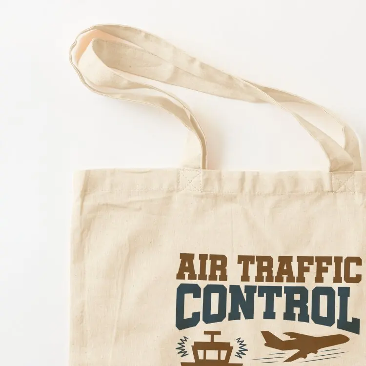 وحدة تحكم المرور الجوي مضحك إقتباس الهدايا حمل حقيبة أكياس البيئية شخصية حمل حقيبة كبيرة المرأة حقيبة كتف قماش