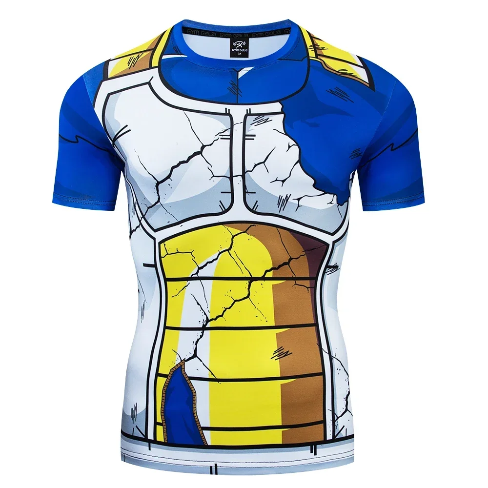 Fashion Men's T-shirt Anime 3D Print Cosplay Tops Hip Hop Trend Harajuku Tees Casual O-neck Fitness Tops Quick Dry Short Sleeve image 4