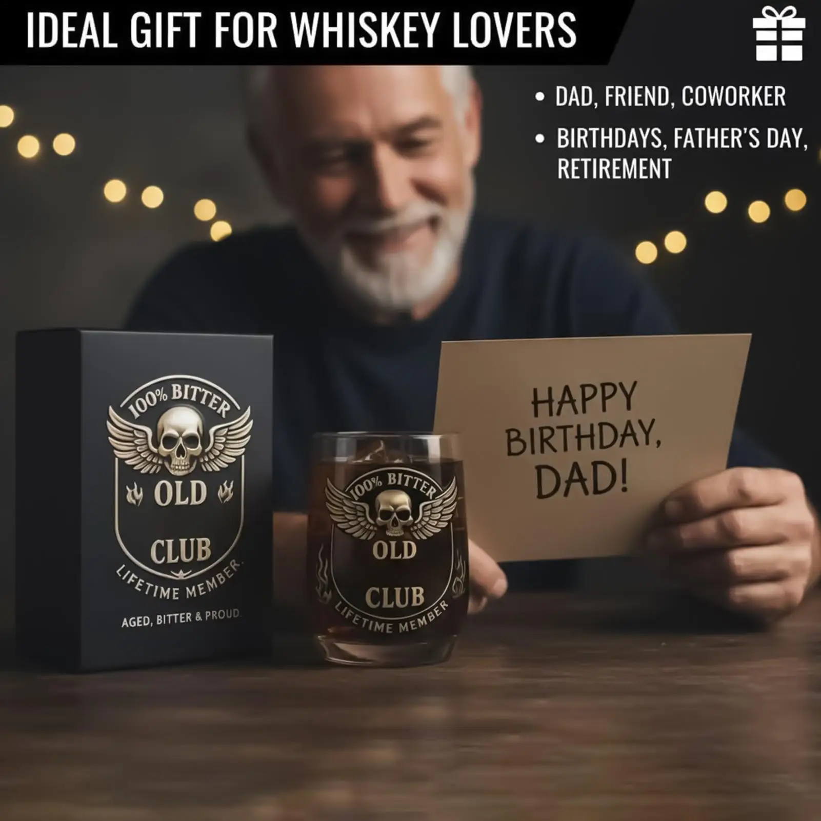 

Whiskey Glass Gothic Vintage Cup Gothic Whiskey Glasses For Men Women Family Bourbon Cocktails Birthdays Home Bar Shop Kitchen