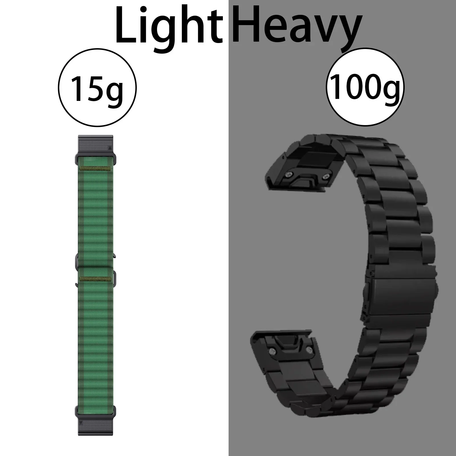 QuickFit 22mm 26mm wide Garmin Fenix8 47/51mm 7 7X Pro 6 6X 5 5X Plus QuickFit strap instinctive 2 replacement bracelet